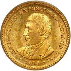 1905 Lewis & Clark Gold $1 PCGS MS66