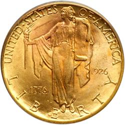 1926 Sesquicentennial Gold $2.50