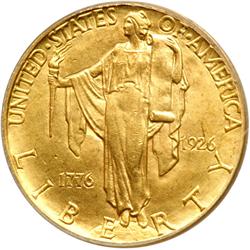 1926 Sesquicentennial Gold $2.50
