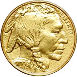 2008. Buffalo $50.00 1 oz. .999 gold