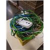 Image 2 : CRATE OF POWER BARS AND EXTENTION CORDS