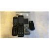 Image 2 : 4 FLIP PHONES - PARTS ONLY, NOT GUARANTEED TO WORK
