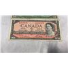 Image 2 : 2 CANADIAN 1954 $1 BILLS AND 1 CANADIAN 1954 $2 BILL