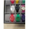 Image 2 : DISPLAY CASE OF NEW GENEVA  AND QUARTZ WATCHES
