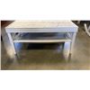 Image 2 : WHITE DECORATIVE TILE TOP COFFEE TABLE