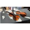 Image 1 : 2 VIOLINS AS FOUND SAID TO BE GERMAN TURN OF THE CENTURY
