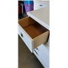 Image 2 : WHITE 5 DRAWER CHEST OF DRAWERS