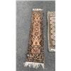 Image 8 : 2 TABLE TOP RUNNERS AND GLASS TOP METAL WALL SHELF