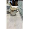 Image 2 : 4 CHINA CUPS AND SAUCERS, 2 CUPS, AND CREAMER - COLCLOUGH, STAFFORDSHIRE, STRATHMORE. ROYAL STANDARD