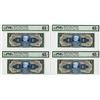 Image 1 : Republica Dos Estados Unidos Do Brazil, Tesouro Nacional, ND (1944), Group of 4 Issued Banknotes