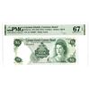 Image 1 : Cayman Islands Currency Board, 1971 (ND 1972) Issued Banknote