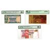 Image 1 : Group of 3 Issued Hong Kong Banknotes, 1980-2016