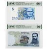 Image 1 : Bank of Israel Pair of Issued Banknotes, 1968-87