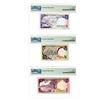 Image 2 : Central Bank of Kuwait, 1968(ND 1980-91), Trio of Issued Banknotes