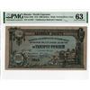Image 1 : Vladikavkav Railroad Co. 1918. Issued Banknote