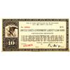 Image 1 : U.S. Government Liberty Loan Bond, 1917 Specimen 3 1/2% Gold bond Participation Certificates