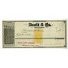 Image 1 : Leavenworth, Kansas. Scott & Co., Bankers, ca. 1860-70s Proof Draft with U.S.I.R. RN-B1.