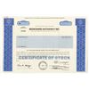 Image 1 : Berkshire Hathaway Inc. 1973 (1996) "Class B" Specimen Stock Certificate with Warren Buffet Facsimil