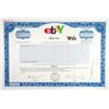 Image 1 : eBay Inc. 2001 Specimen Stock Certificate.