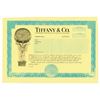 Image 1 : Tiffany & Co., ca.1980-1990 Proof Stock Certificate