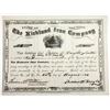 Image 1 : Kirkland Iron Co., 1880 10 Shrs I/U Stock Certificate XF,  Trow's Printing