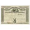 Image 1 : American Cannel Coal and Iron Ore, Callaway Mining and Manufacturing Co. 1857 I/U Stock Certificate
