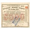Image 1 : Narragansett Steamship Co., 1869 Issued Bond Signed by Civil War General Ambrose Burnside as Preside