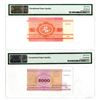 Image 2 : National Bank of Belarus, 1992-98, Pair of Issued Banknotes