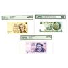 Image 1 : Bank of Israel, 1968-73, Trio of Issued Banknotes