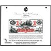 Image 1 : SPMC, 1982 Memphis Paper Money Convention, City of Baton Rouge 1866 (ca.1960-70's) Specimen Souvenir