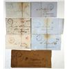 Image 1 : Mississippi, Ohio, Indiana and Kentucky Stampless Cover Lot of 7 Letters, ca.1840-50s