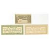 Image 1 : State Revenue, State of South Carolina, Oil Inspection and Terrapin Tax Paid Stamp Trio, ca.1906 to 