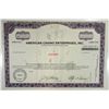 Image 1 : American Casino Enterprises, Inc. 1980 Specimen Stock Certificate