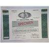 Image 1 : ITT Industries, Inc. (International Telephone & Telegraph), 2006 Specimen Stock Certificate.