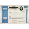 Image 1 : Levi Strauss & Co., 1984 Specimen Stock Certificate