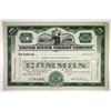 Image 1 : United States Freight Co., 1930s Specimen Stock Certificate, VF Central BN