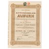 Image 1 : Automobiles Auburn, 1925 I/U Belgium Stock Certificate