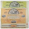 Image 1 : Banco Hipotecario de Chile, Series B 8%, 1900-20 Specimen Bond Pair