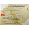 Image 1 : Palestine Corp. Ltd., 1948, Group of Dividend Warrants Issued Barely 2 Months After the Israel Was F