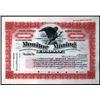 Image 1 : Monitor Mining Co. ca. 1900-20s Specimen Stock Certificate