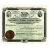 Image 1 : National Park Assoc., 1895 I/U Stock Certificate