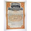 Image 1 : KS. Atchison, Topeka and Santa Fe Railroad 1889 I/C $500 Gold Coupon Bond VF ABN