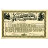 Image 1 : Kanawha and Ohio Railway Co. 1886 I/U Stock Certificate