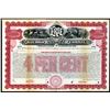 Image 1 : Erie Rail Road Co., 1901 "Pennsylvania Collateral" Specimen Bond.
