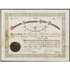 Image 1 : Minnesota & Scandinavian Relief Association, 1879, Issued Certificate