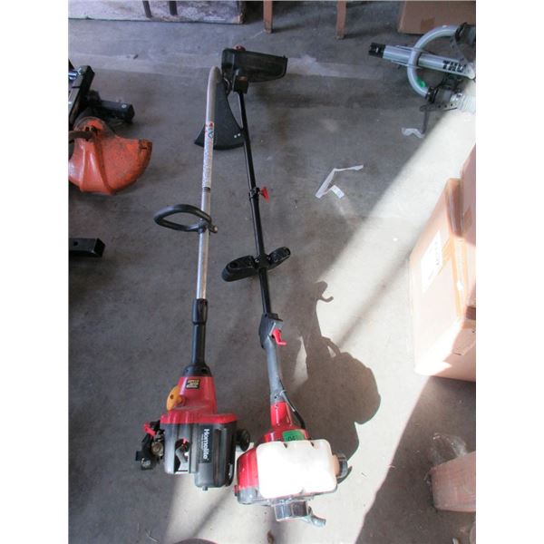 1 Toro & 1 Homelite Gas Weed Trimmer