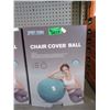 Image 1 : 2 Sport Shiny Chair Cover Balls