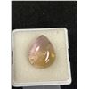 Image 2 : Ametrine (Amethysts & Citrine) 10.91 ct 16.33 x 13.02 x 6.75 mm. Pear Cabochon- VS- Brazil Untreated