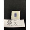 Image 1 : Natural Tanzanite 6.35 ct 14.93 x 7.14 x 5.39. Oval Cabochon -I Clarity- Untreated Tanzania