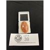 Image 1 : Huge Natural Sunstone 25.35 ct 28.05 x 17.73 x 6.93 mm. Oval Cabochon- Kangayam, India Untreated